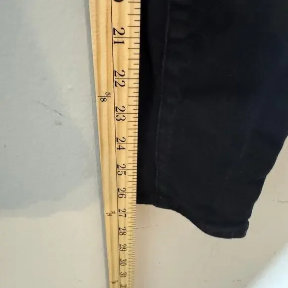 Denim Forum The Lola High Rise Skinny Jeans Women’s 27 Black Stretch Aritzia - Picture 7 of 13